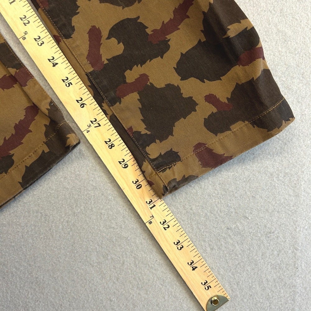 Nike x Poler Outdoor Co Chino Pants Men 32 Brown Camo Stretch Hiking Streetwear - Picture 10 of 13